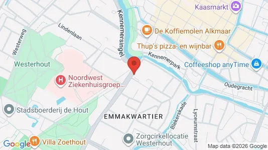 Apartments for rent i Alkmaar - kort over placeringen