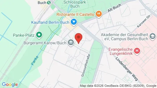 Apartments for rent i Berlin Pankow - kort over placeringen