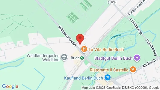 Apartments for rent i Berlin Pankow - kort over placeringen