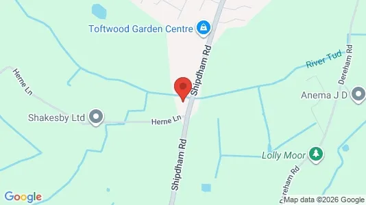 Apartments for rent i Dereham - Norfolk - kort over placeringen