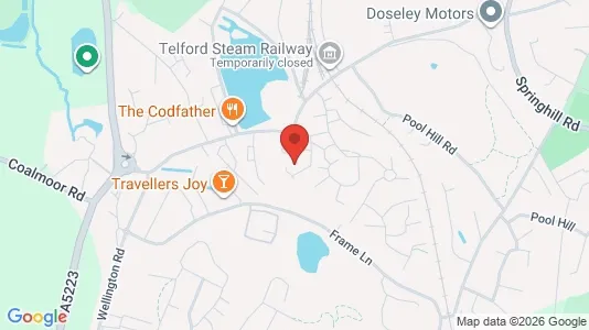 Apartments for rent i Telford - Shropshire - kort over placeringen