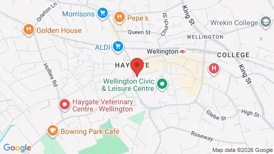 Apartments for rent i Telford - Shropshire - kort over placeringen