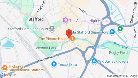 Apartments for rent i Stafford - Staffordshire - kort over placeringen