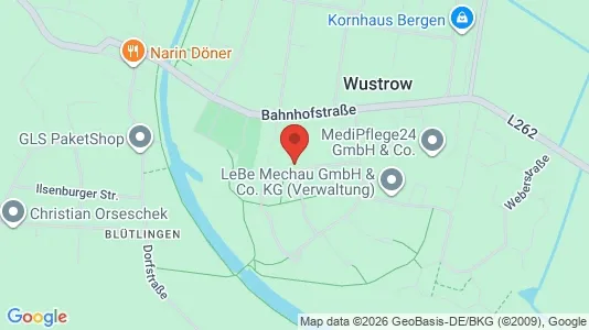 Apartments for rent i Lüchow-Dannenberg - kort over placeringen