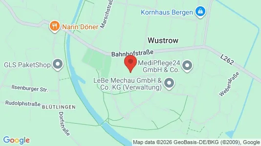 Apartments for rent i Lüchow-Dannenberg - kort over placeringen