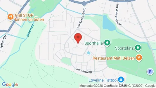 Apartments for rent i Uelzen - kort over placeringen