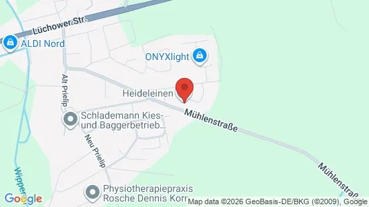 Apartments for rent i Uelzen - kort over placeringen