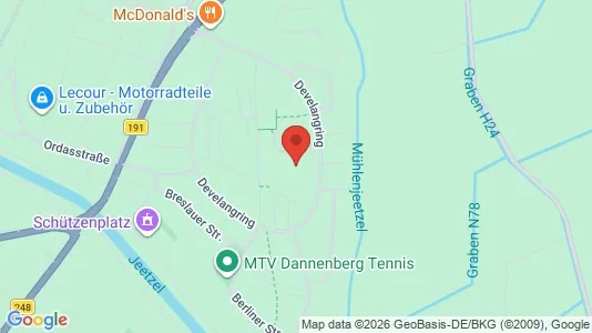 Apartments for rent i Lüchow-Dannenberg - kort over placeringen