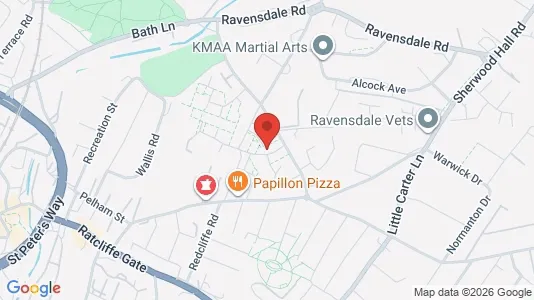 Apartments for rent i Mansfield - Nottinghamshire - kort over placeringen