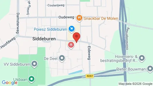 Apartments for rent i Slochteren - kort over placeringen