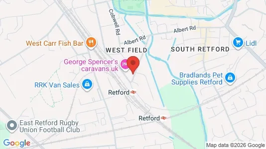 Apartments for rent i Retford - Nottinghamshire - kort over placeringen