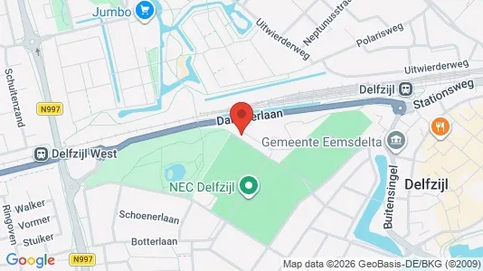Apartments for rent i Delfzijl - kort over placeringen