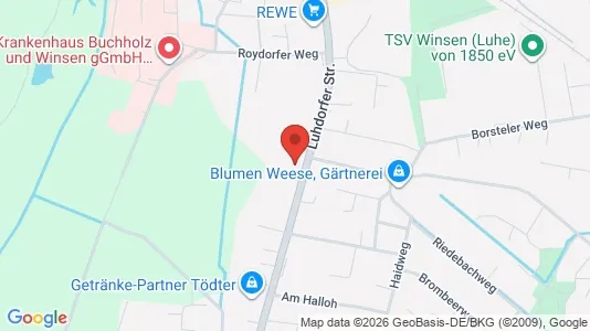 Apartments for rent i Niedersachsen Harburg - kort over placeringen