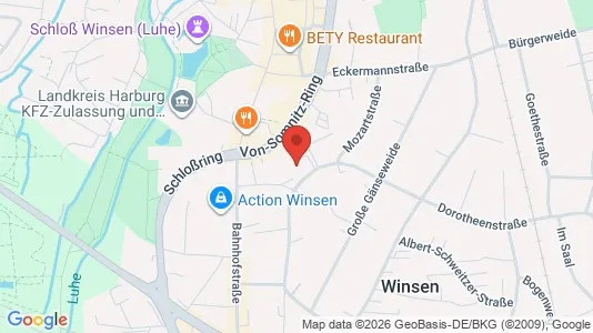 Apartments for rent i Niedersachsen Harburg - kort over placeringen