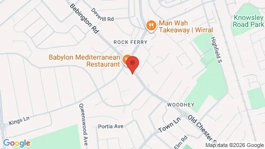Apartments for rent i Wirral - Merseyside - kort over placeringen