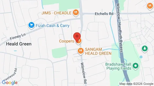 Apartments for rent i Cheadle - Cheshire - kort over placeringen