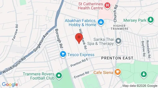 Apartments for rent i Birkenhead - Merseyside - kort over placeringen
