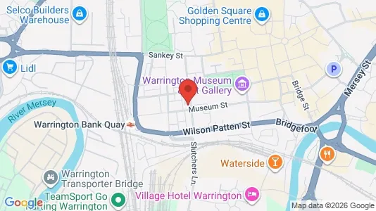 Apartments for rent i Warrington - Cheshire - kort over placeringen