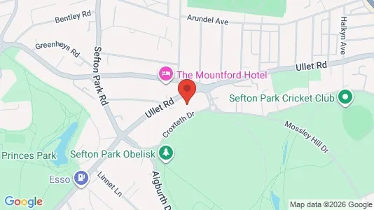 Apartments for rent i Liverpool - Merseyside - kort over placeringen