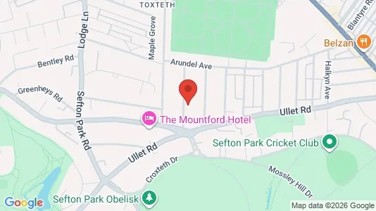 Apartments for rent i Liverpool - Merseyside - kort over placeringen