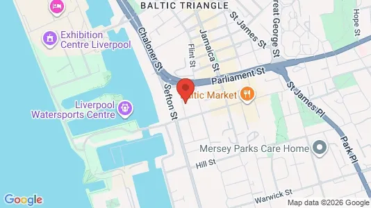 Apartments for rent i Liverpool - Merseyside - kort over placeringen