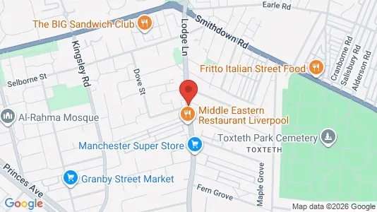 Apartments for rent i Liverpool - Merseyside - kort over placeringen