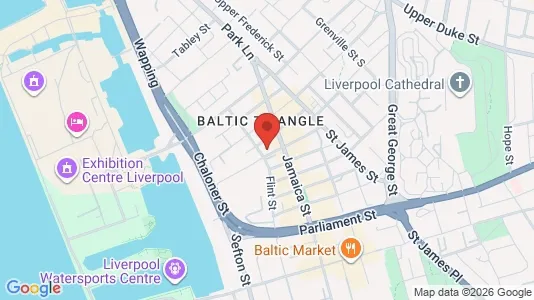 Apartments for rent i Liverpool - Merseyside - kort over placeringen