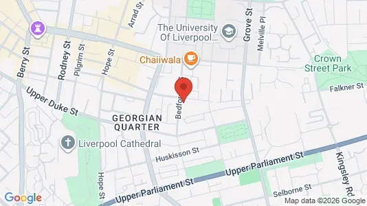 Apartments for rent i Liverpool - Merseyside - kort over placeringen