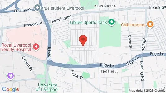 Apartments for rent i Liverpool - Merseyside - kort over placeringen