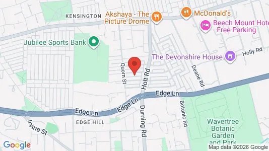 Apartments for rent i Liverpool - Merseyside - kort over placeringen