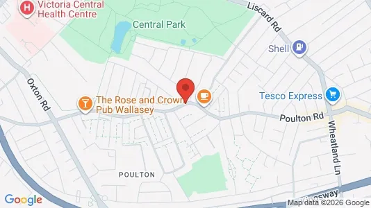 Apartments for rent i Wallasey - Merseyside - kort over placeringen