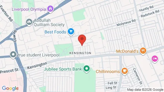 Apartments for rent i Liverpool - Merseyside - kort over placeringen