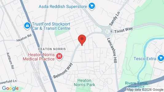 Apartments for rent i Stockport - Cheshire - kort over placeringen
