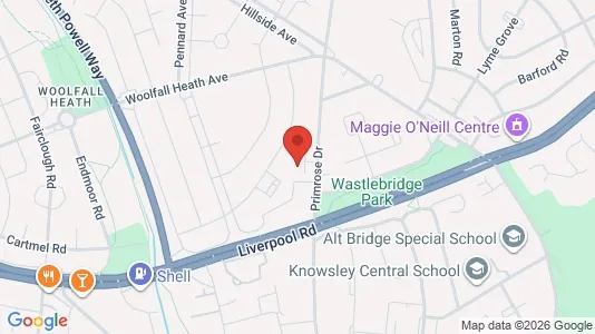 Apartments for rent i Liverpool - Merseyside - kort over placeringen