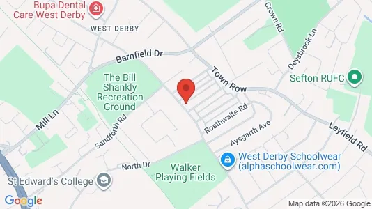 Apartments for rent i Liverpool - Merseyside - kort over placeringen