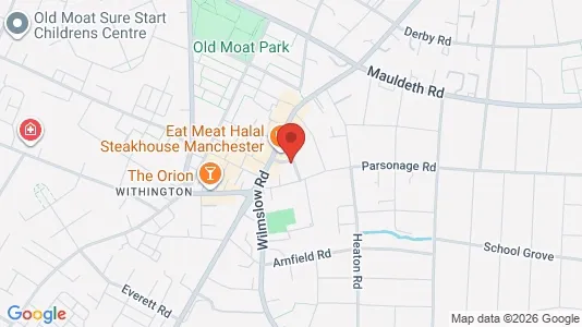 Apartments for rent i Manchester - Lancashire - kort over placeringen