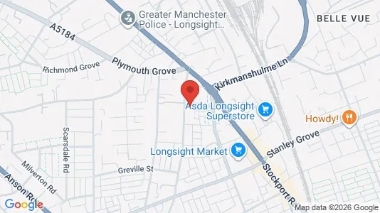 Apartments for rent i Manchester - Lancashire - kort over placeringen