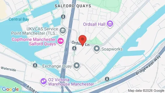 Apartments for rent i Salford - Lancashire - kort over placeringen
