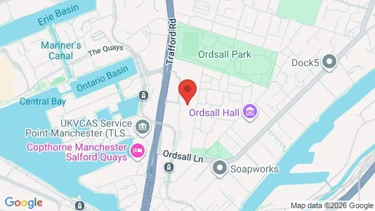 Apartments for rent i Salford - Lancashire - kort over placeringen