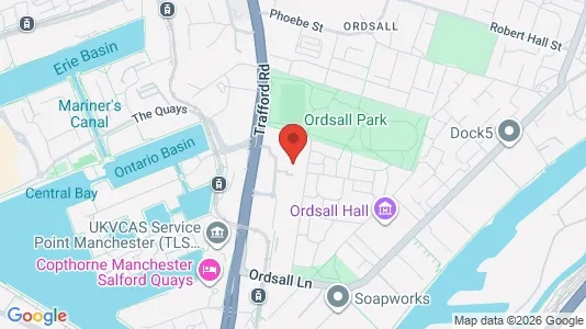 Apartments for rent i Salford - Lancashire - kort over placeringen