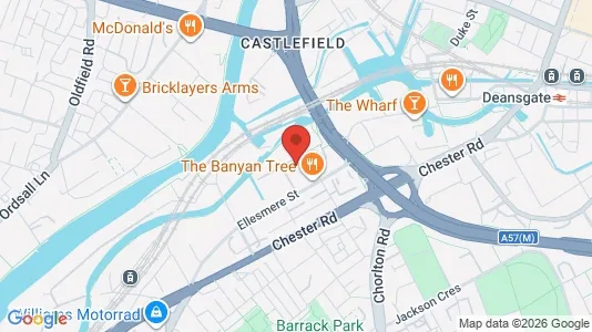 Apartments for rent i Manchester - Lancashire - kort over placeringen