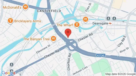 Apartments for rent i Manchester - Lancashire - kort over placeringen