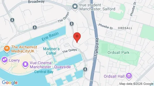 Apartments for rent i Salford - Lancashire - kort over placeringen