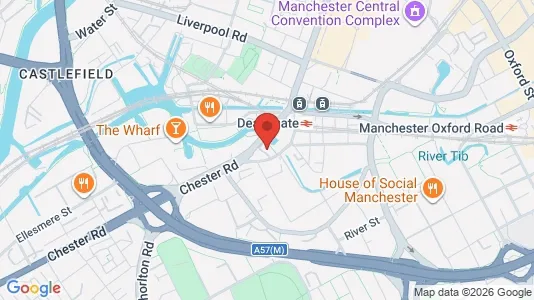 Apartments for rent i Manchester - Lancashire - kort over placeringen
