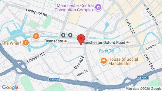 Apartments for rent i Manchester - Lancashire - kort over placeringen