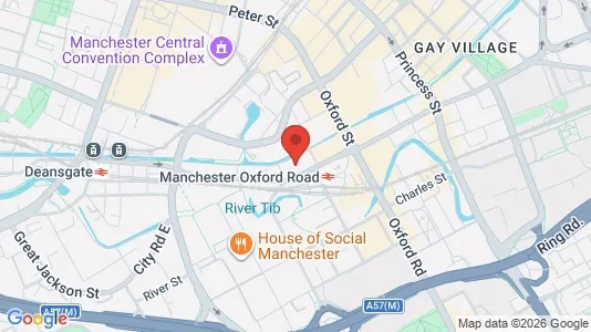 Apartments for rent i Manchester - Lancashire - kort over placeringen