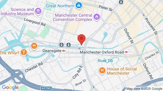 Apartments for rent i Manchester - Lancashire - kort over placeringen