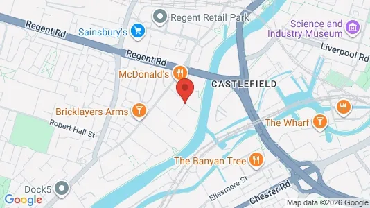 Apartments for rent i Salford - Lancashire - kort over placeringen