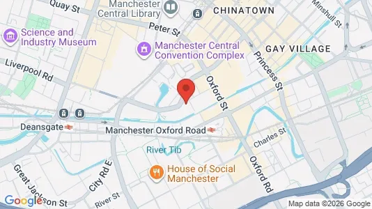 Apartments for rent i Manchester - Lancashire - kort over placeringen