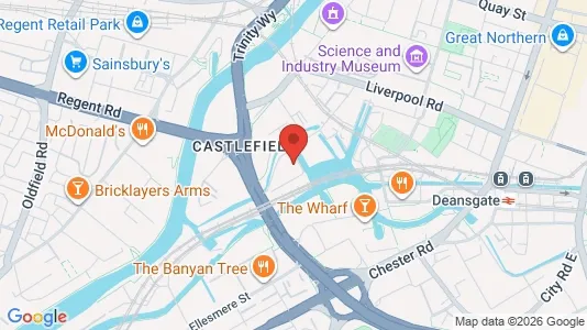 Apartments for rent i Manchester - Lancashire - kort over placeringen